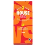 ASDA House Blend Roasted Coffee Beans, ASDA House Blend Coffee Beans, 100% Arabica coffee beans, medium roast coffee beans, smooth and well-balanced coffee, slightly sweet coffee notes, premium coffee beans, everyday coffee beans