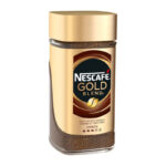NESCAFE GOLD BLEND 95g jar, Nescafe Gold Instant Coffee, premium freeze-dried instant coffee, Arabica coffee blend, rich and smooth coffee flavor, aromatic coffee granules, 95g coffee jar, convenient instant coffee, responsibly sourced coffee,