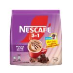 Nescafe Latte 3 in 1 Mocha, mocha latte instant coffee, 3-in-1 coffee sachets, single-serve mocha latte